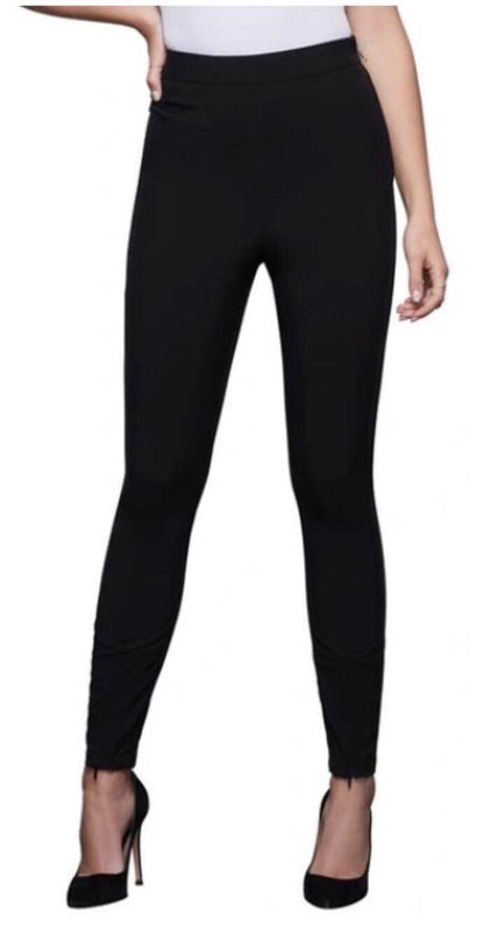 Good American Black The Exec Scuba Pants 2X NWT